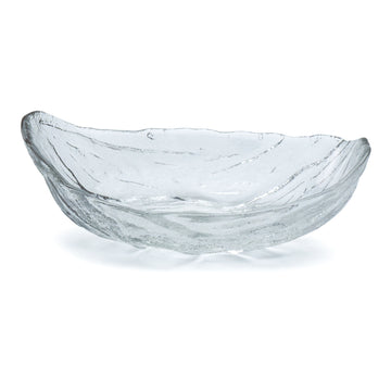 Glass Oval Bowl 7.25"