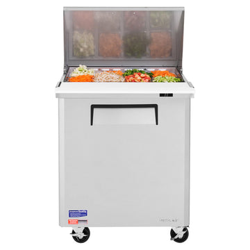 Turbo Air M3 Sandwich/Salad Unit, 1 Section, 12 Pans, 27"W