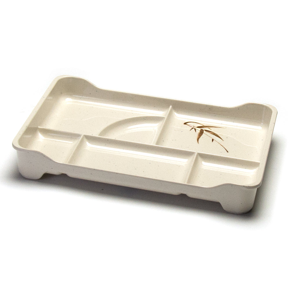 Melamine Bento Tray 13.75"x9", Autumn Grass