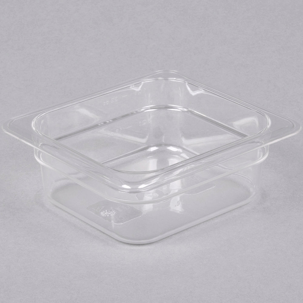 1/6 Size Poly Carbornate Pan 2-1/2" Deep