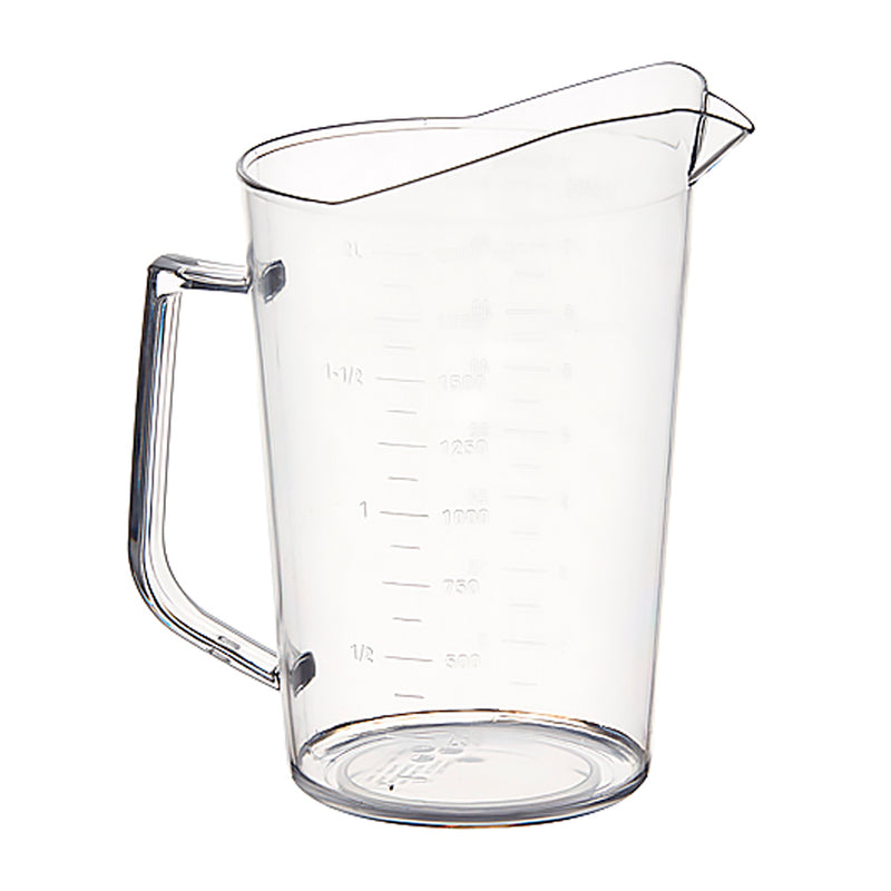 Authentic PMU-200 polycarbonate measuring cup with raised graduations