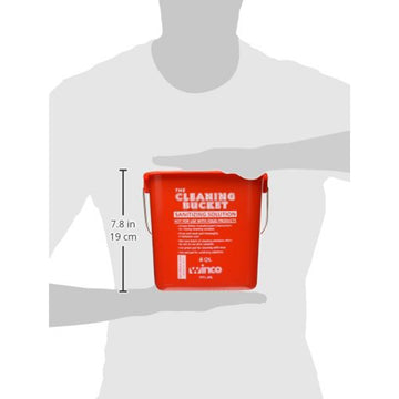 Cleaning Bucket Red Sanitizing 6Qt