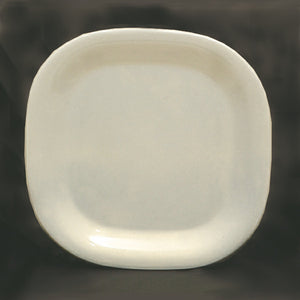 8-1/4" Melamine Round Edge Square Plate, Passion Pearl