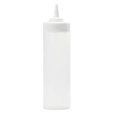 24oz Squeeze Bottle Wide Mouth, White