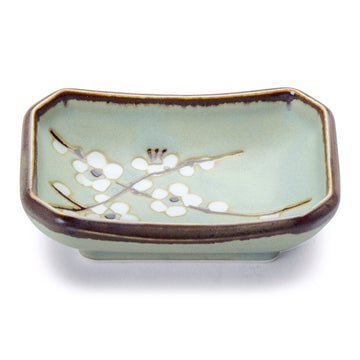Rectangular Sauce Plate 3-1/2", Sky Blue
