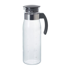 HARIO Pot Slim N Glass Pitcher 1400ml, Charcoal Gray