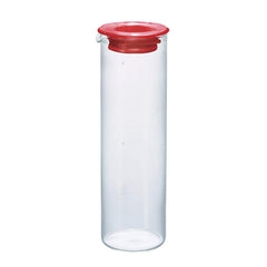 HARIO Straght Glass Jug 1000ml, Red
