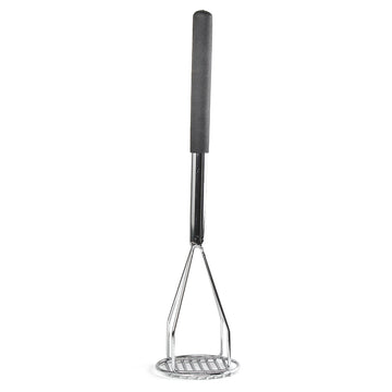 Potato Masher 18" W/Wood Handle Soft Grip