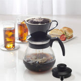 HARIO "Teco" Coffee Dripper & Pot Set 1000ml, Black