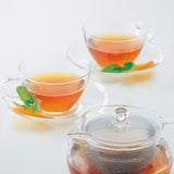 HARIO Glass Tea Cup & Saucer 230ml