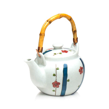 Teapot W/Strainer Pc 40 Fl Oz (6"D  x  5.5"H)