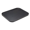 18″ × 14″ Black Rectangular Grip Serving Tray