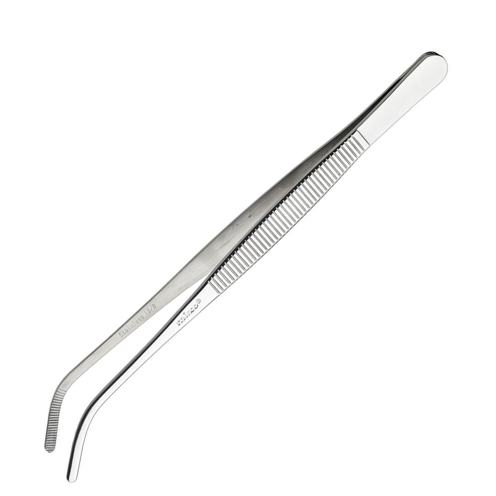 Tong Plating Curved 8" S/S