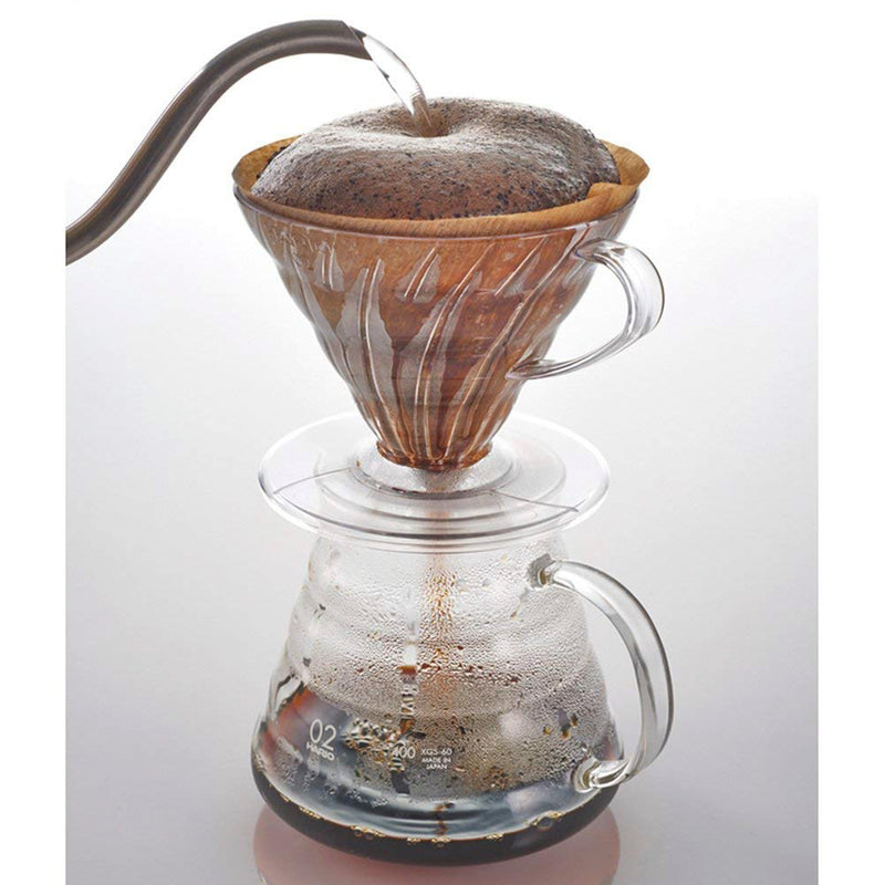 HARIO V60 01 transparent coffee dripper coffee setting