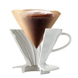 HARIO V60 Ceramic Coffee Dripper 01, White