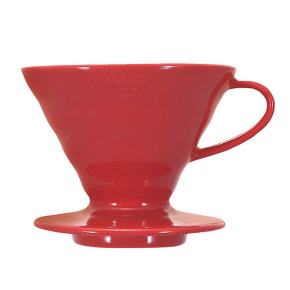 HARIO V60 Ceramic Coffee Dripper 02, Red