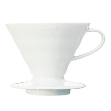 1–4 Cup White Plastic HARIO V60 02 Pour-Over Coffee Dripper