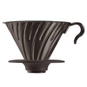 HARIO V60 Ceramic Color Dripper & Pot 01, Chocolate Brown