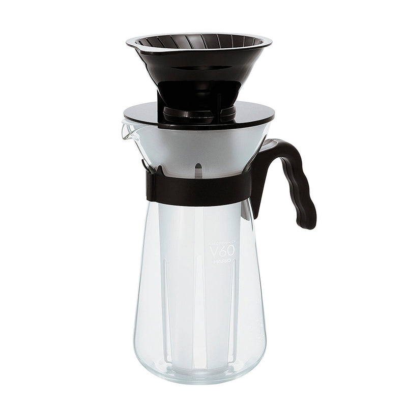 VIC-02B — dripper above a tall glass vessel