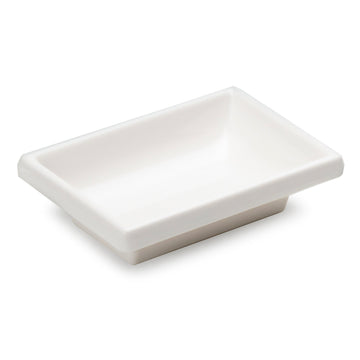 Melamine Rectangular Sauce Dish 3.75"x2.75", White