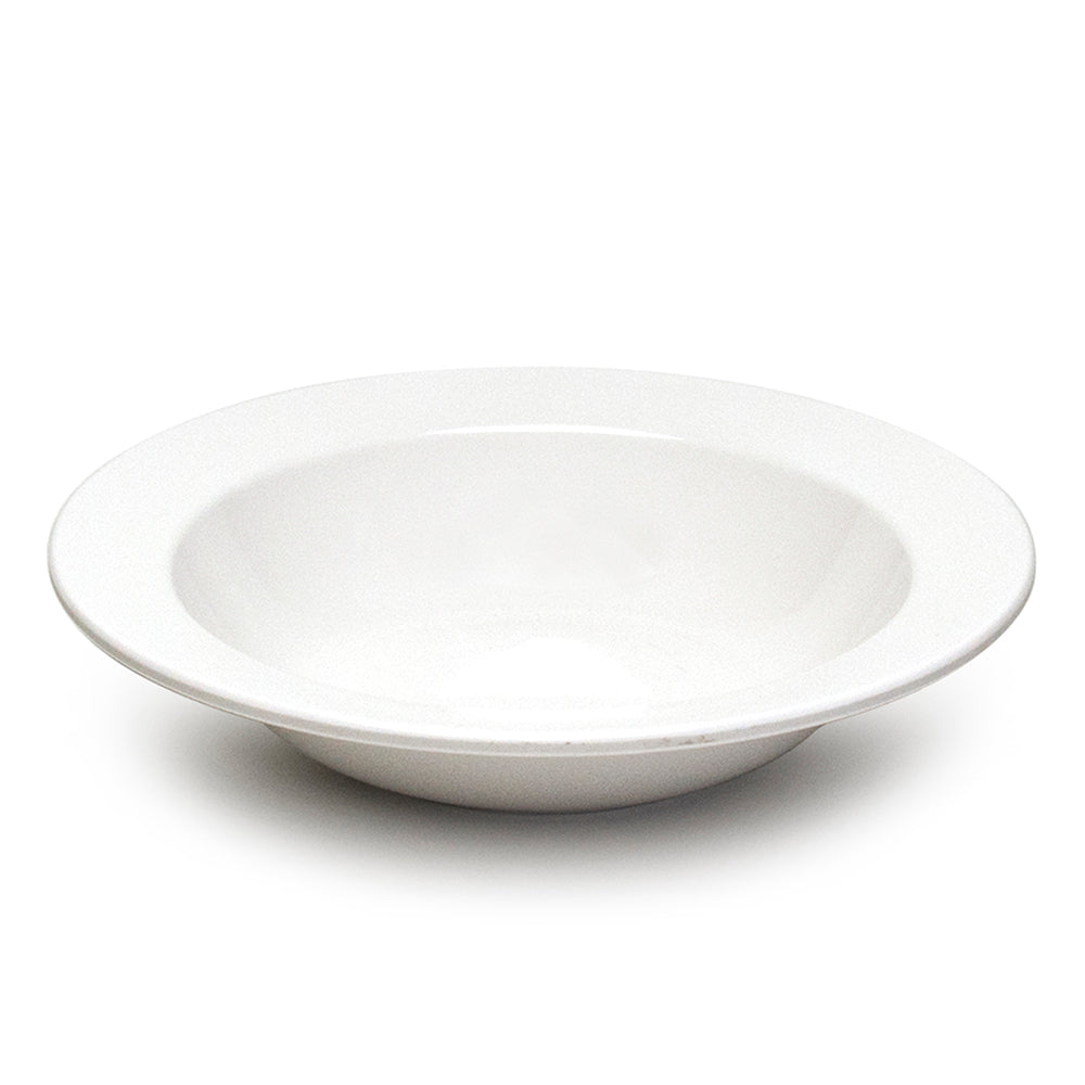 Melamine Pasta Plate Deep 9.4", White