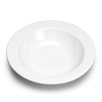 Melamine Pasta Plate Deep 9.4", White