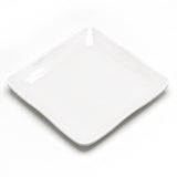 Melamine Square Plate Lg 6", White