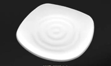 World Bell White Melamine Square Plate