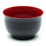 Lacquer Miso Soup Bowl , Red