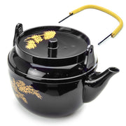 Black Melamine Teapot 54 Fl Oz, Black