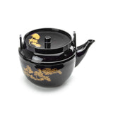Black Melamine Teapot 22 Fl Oz, Black