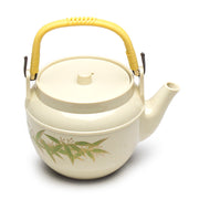 Melamine Teapot 54 Fl Oz, Beige/Green