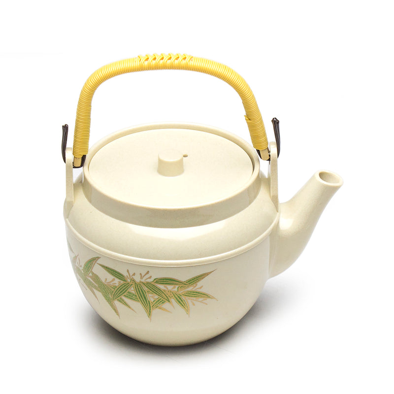 WH-11-7 38 fl oz Green Bamboo Melamine Teapot