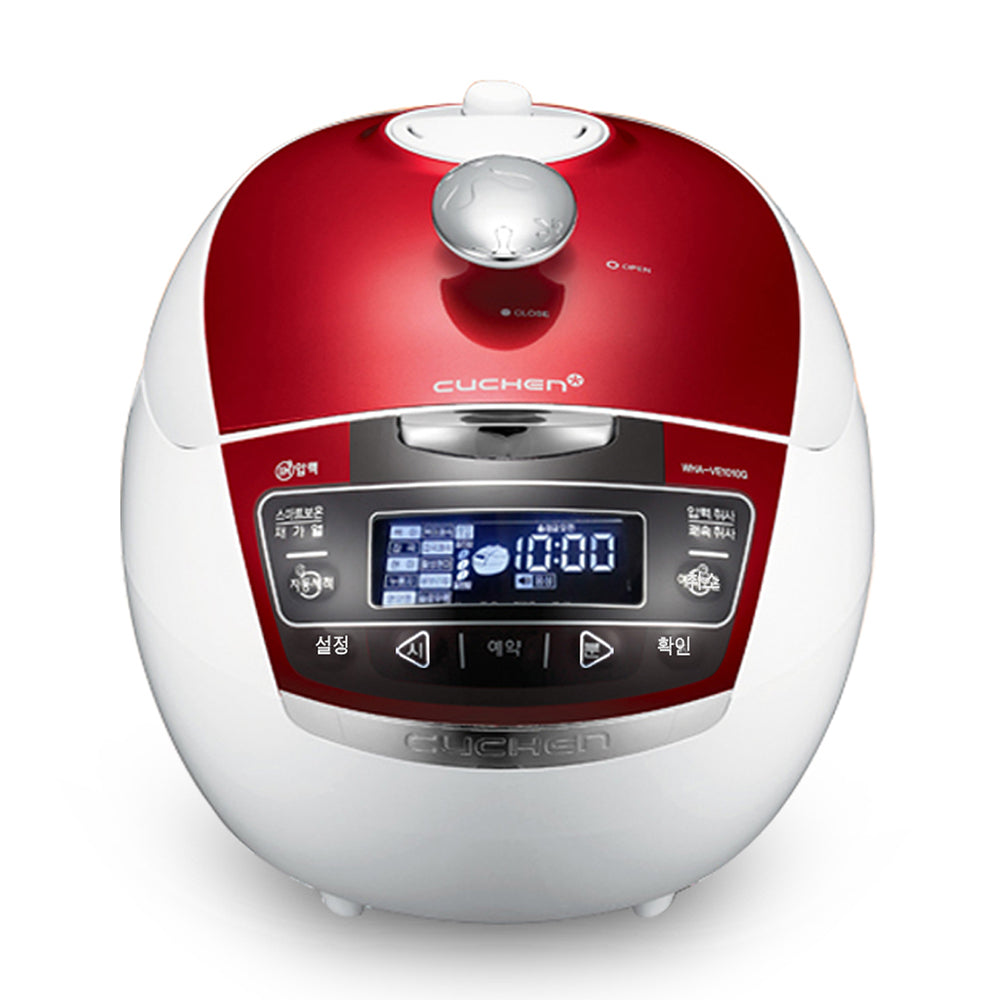CUCHEN Venus IH Pressure Rice Cooker (10 Cup) - Burgundy