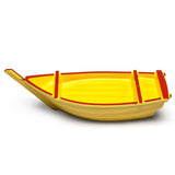 Lacquer Sushi Boat 17", Natural Color