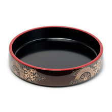 Lacquer Sushi Oke 15-1/2"D, Black