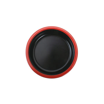 Lacquer Sushi Oke 6-3/8"D 2-5/8"H, Black