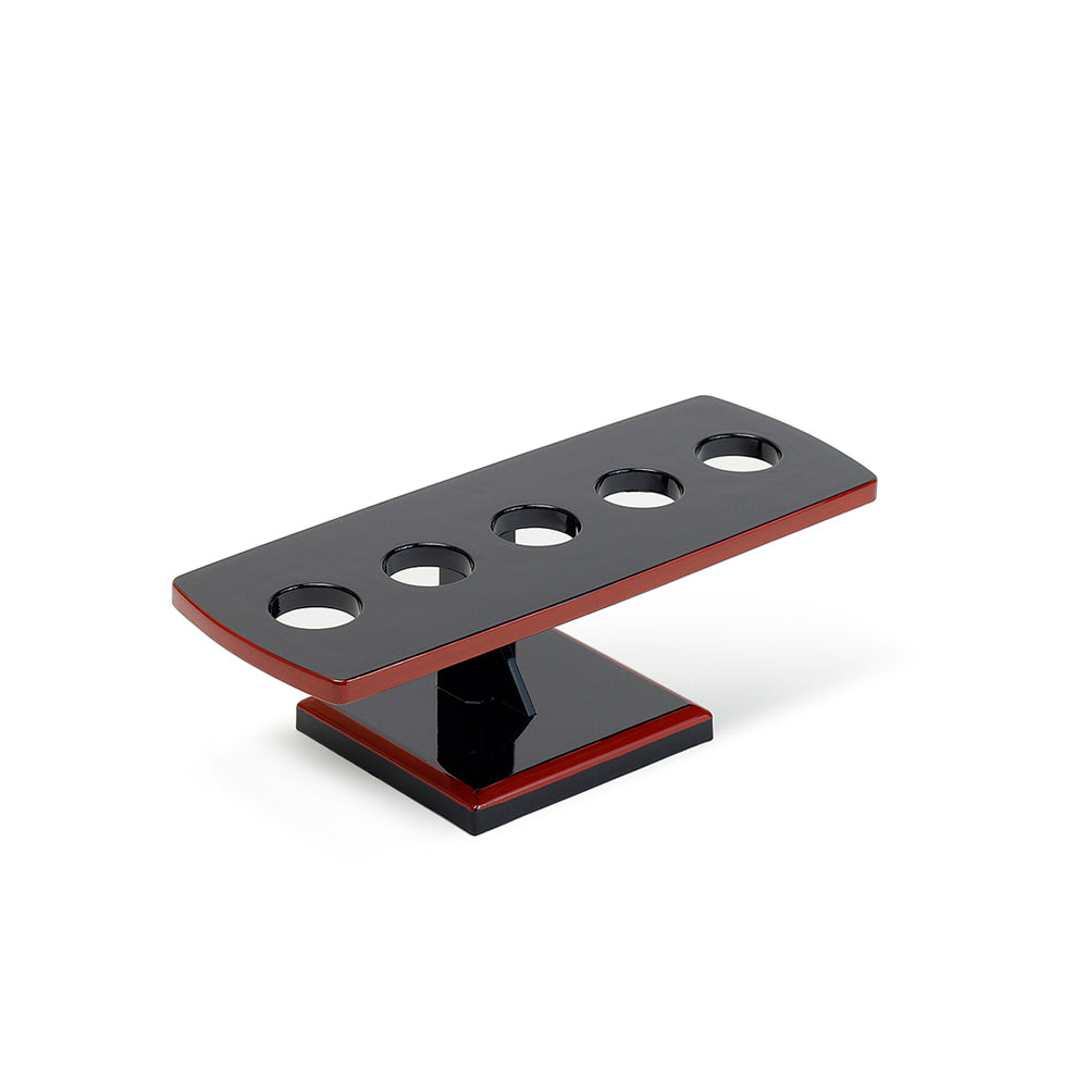 Lacquered Handroll Stand For 5 pcs, Black