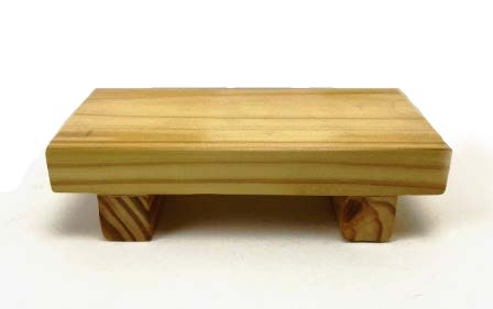 Sushi Geta Wood 8-1/2'' X 4-3/4" X 2-1/4"