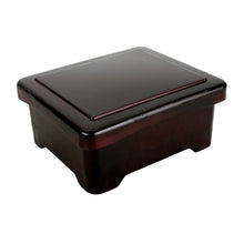6½ in Brown Lacquer Unagi Lunch Box