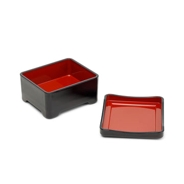 Lacquer Unagi Box - Brown (Burgundy)