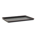 15½″ × 11¼″ Black & Red Rectangular Lacquer Tray
