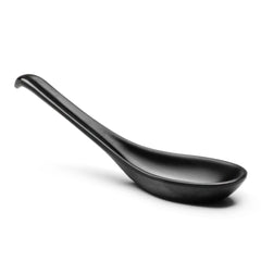 Melamine Spoon 5-3/4", Matte Black