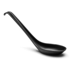Melamine Spoon 6-7/8", Matte Black