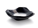 Melamine Square Sauce Bowl 3-5/8", Matte Black