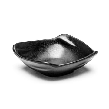 Melamine Square Side Bowl 4-1/2", Matte Black
