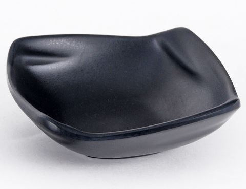 Melamine Square Side Bowl 5-1/4", Matte Black