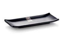 Melamine Rectangular Plate 8-7/8”*3-3/4", Matte Black