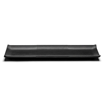 Melamine Rectangular Platter 15”, Matte Black