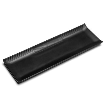 15 × 5 in Matte Black Melamine Rectangular Platter